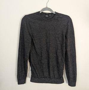 Hugo Boss Grey Wool Knit Pullover Sweater Large